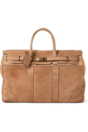 Brunello Cucinelli Suede Country Holdall