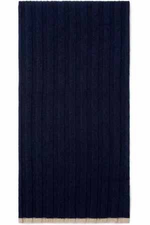 Brunello Cucinelli Cashmere Rib-Knit Scarf