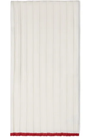 Brunello Cucinelli Cashmere Rib-Knit Scarf