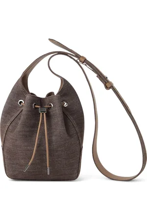 Brunello Cucinelli Small Cotton Bc Duo Bucket Bag