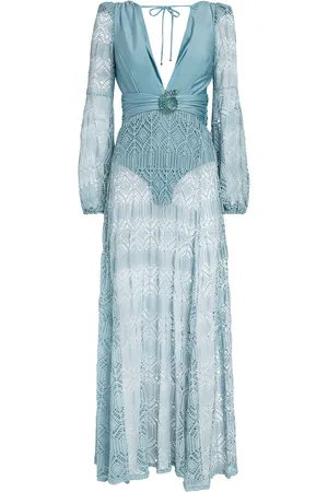 PATBO Crocheted Seashell Maxi Beach Dress