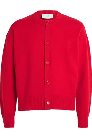 Ami Wool-Cashmere Cardigan