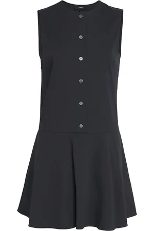 THEORY Good Linen Mini Dress