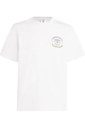 Casablanca Organic Cotton Temple du Sport T-Shirt