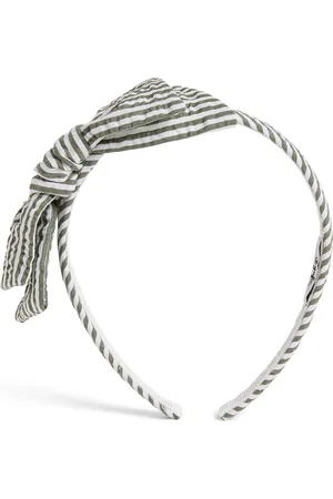 Il gufo Stripe Bow Headband