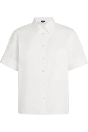 THEORY Good Cotton Short-Sleeve Shirt