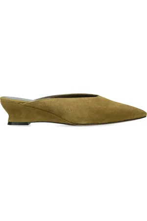 Le Monde Beryl Suede Micro Wedge Mules 40