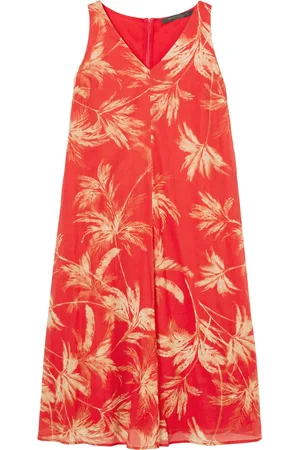 Persona by Marina Rinaldi Cotton Printed Midi Dress