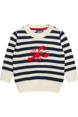 FrenchTrotters Cotton Stripe Lobster Sweater