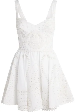 CHARO RUIZ IBIZA Broderie Anglaise Birdie Mini Dress