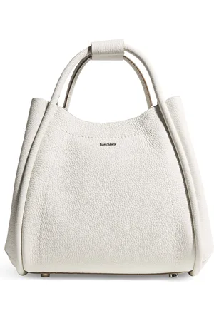 Max Mara Small Leather Marine Top-Handle Bag