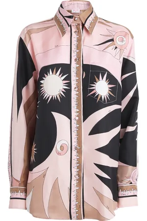 Puccini Silk Printed Shirt
