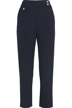 VERONICA BEARD Woven Cropped Renzo Trousers