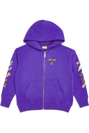 OFF-WHITE Cotton Paint Print Hoodie