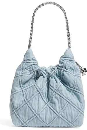 Tory Burch Mini Denim Fleming Shoulder Bag