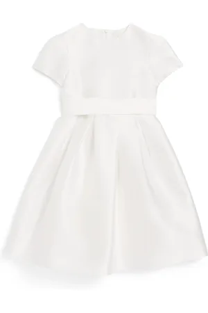 Il gufo Satin Bow-Embellished Dress