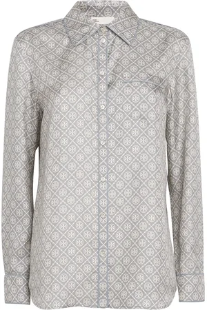 Tory Burch Silk T Monogram Shirt