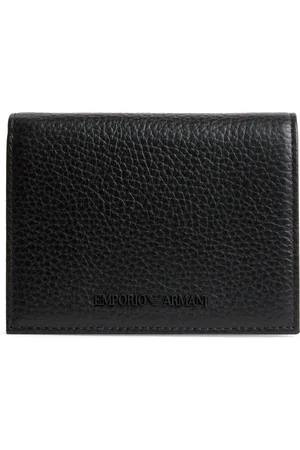 Emporio Armani Grained Leather Logo Wallet