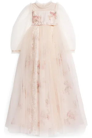 Petite Amalie Tulle Floral Maxi Dress
