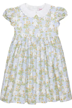 FrenchTrotters Cotton Floral Bella Bunny Dress