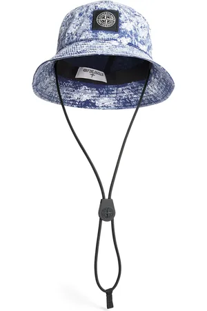 Stone Island Cotton Logo Bucket Hat