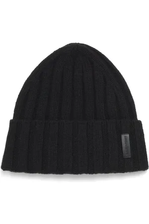 Emporio Armani Cashmere Logo Beanie