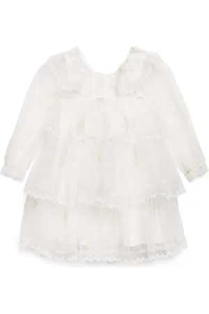 Petite Amalie Tulle Tiered Dress