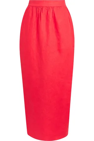 POSSE Linen Bonnie Pencil Skirt
