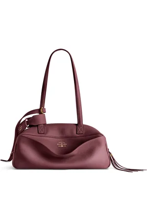 Balenciaga Small Leather Carrie Bowling Top-Handle Bag