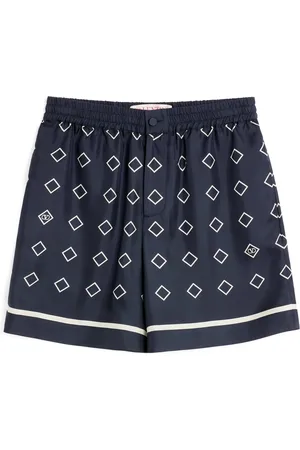 VALENTINO Silk Printed Bermuda Shorts