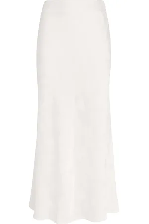 Claudie Pierlot Satin A-Line Maxi Skirt