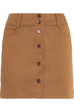 Claudie Pierlot Stretch-Cotton Mini Skirt
