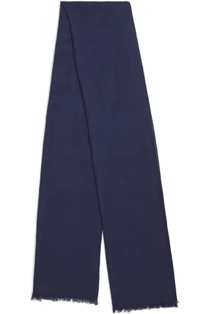 Emporio Armani Modal-Cotton Logo Stole