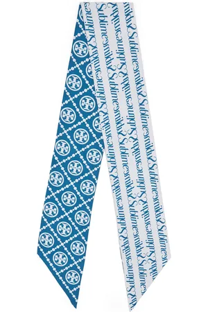 Tory Burch Silk T Monogram Sublime Ribbon Tie