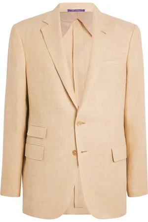 Ralph Lauren Linen-Silk Kent Blazer