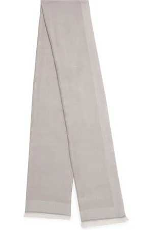 Emporio Armani Wool-Silk Logo Stole