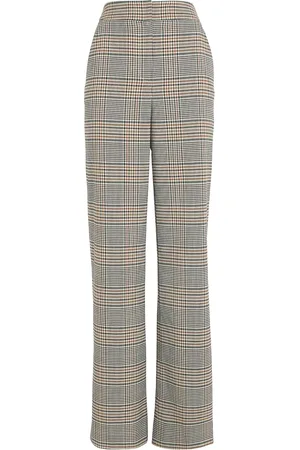 VERONICA BEARD Check Tonelli Tailored Trousers