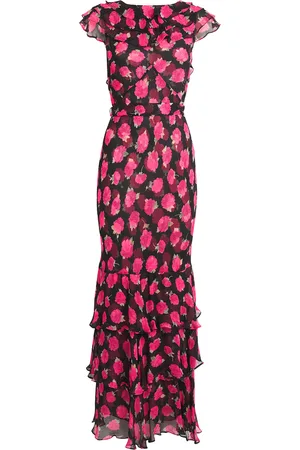 RIXO London Silk Rio Maxi Dress