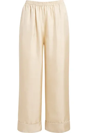 ASCENO Silk Twill Brescia Pyjama Trousers