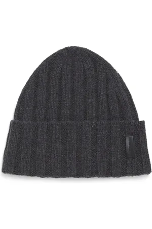 Emporio Armani Cashmere Logo Beanie