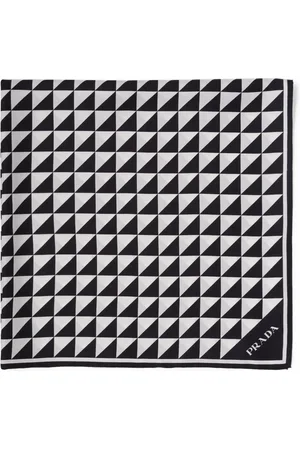 Prada Silk Triangle Scarf