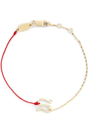 Redline Yellow and Diamond Snake String-Chain Bracelet