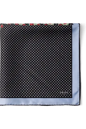 Prada Silk Twill Printed Scarf