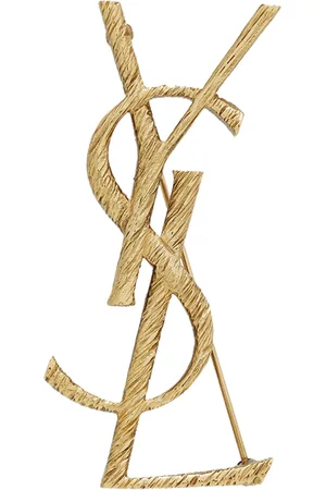 Saint Laurent Opyum Ysl Twisted Brooch