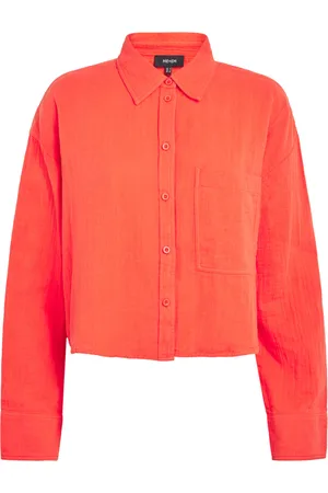 ME+EM Cotton Cropped Shirt