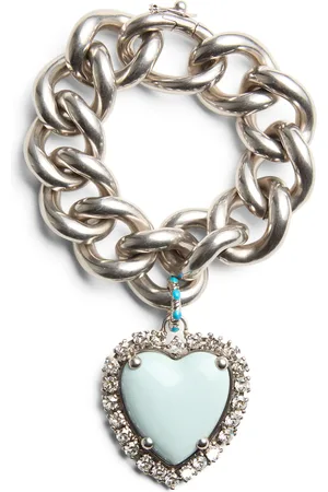 VALENTINO GARAVANI Metal, Resin and Swarovski Crystal Coeur Hyperbole Bracelet