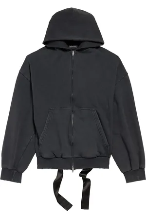 Balenciaga Cotton Lace-Up Hoodie