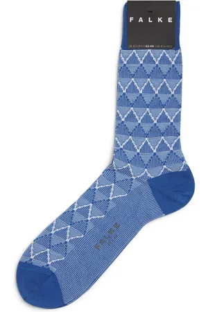 Falke Organic Cotton-Blend Geometric Socks