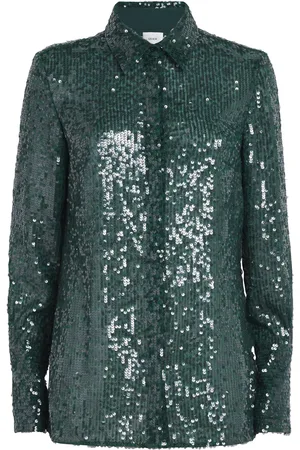 Erdem Chiffon Sequinned Shirt