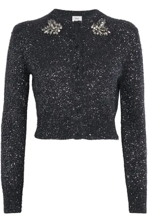 Erdem Alpaca-Blend Embellished Cardigan